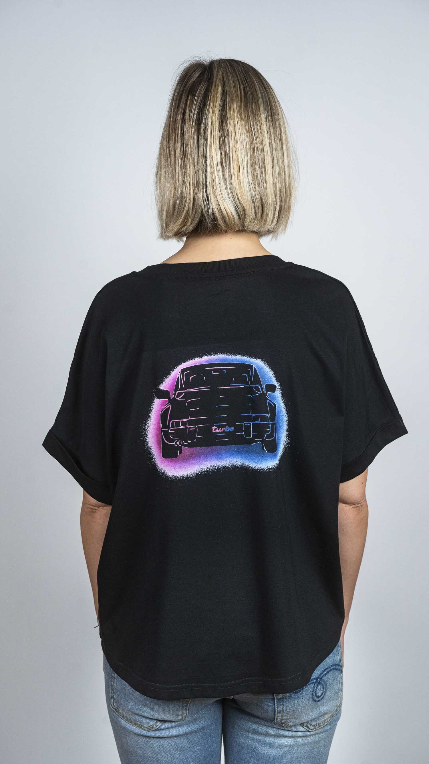 'Porsche Turbo Graffity' Oversized-Shirt