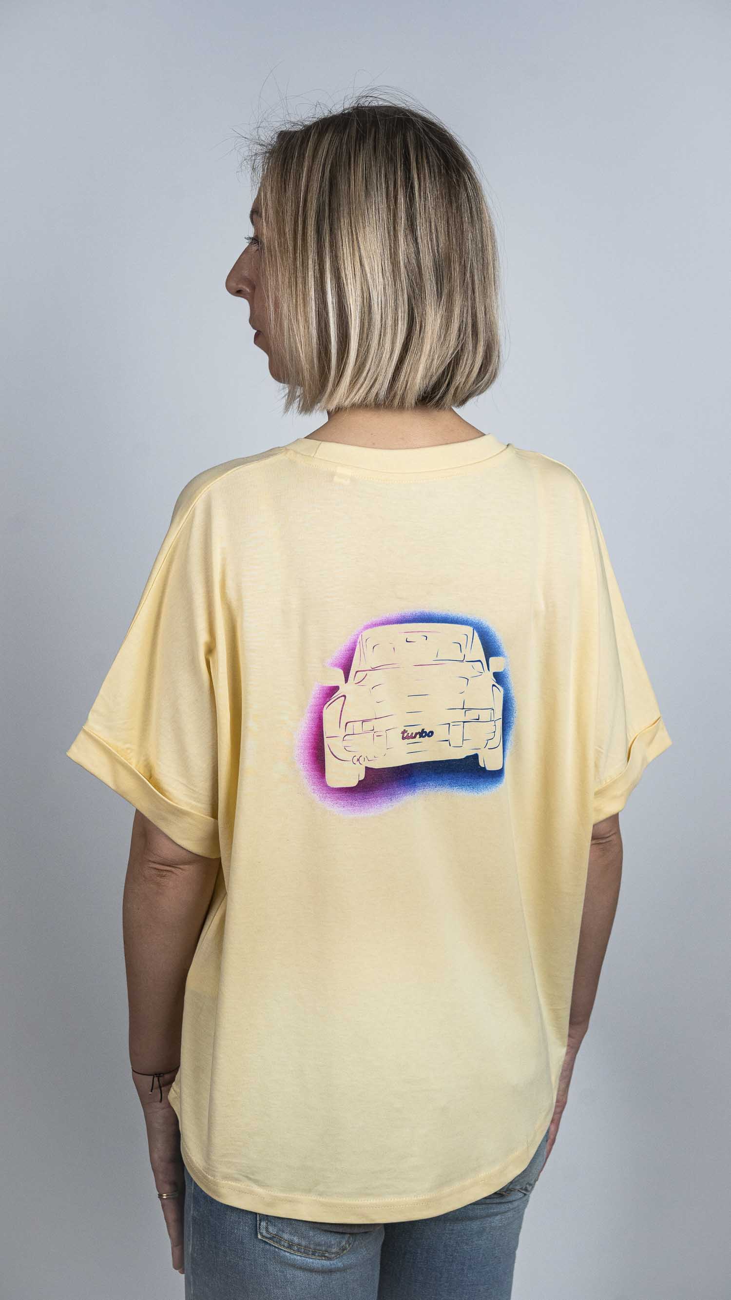 'Porsche Turbo Graffity' Oversized-Shirt