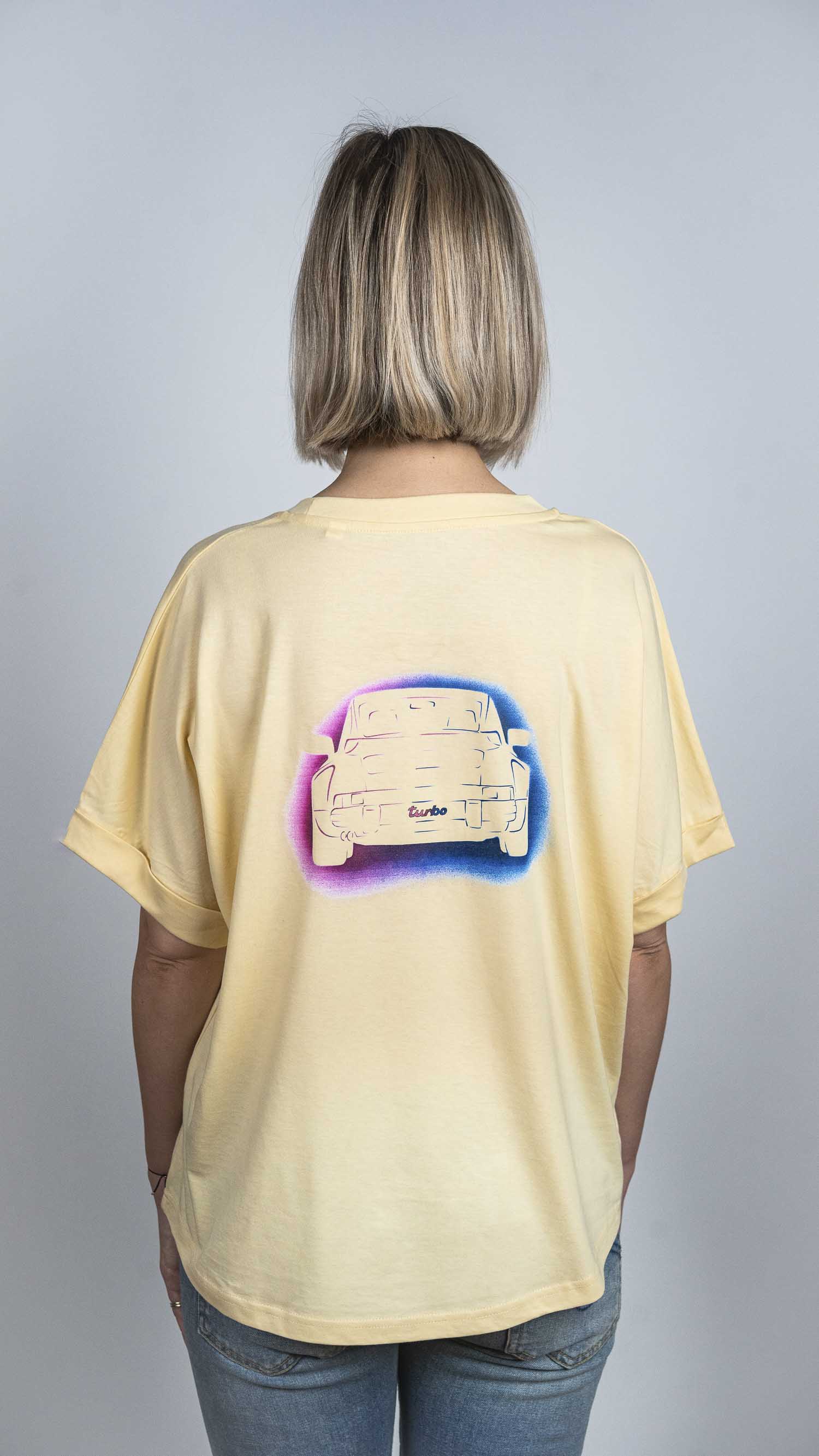 'Porsche Turbo Graffity' Oversized-Shirt