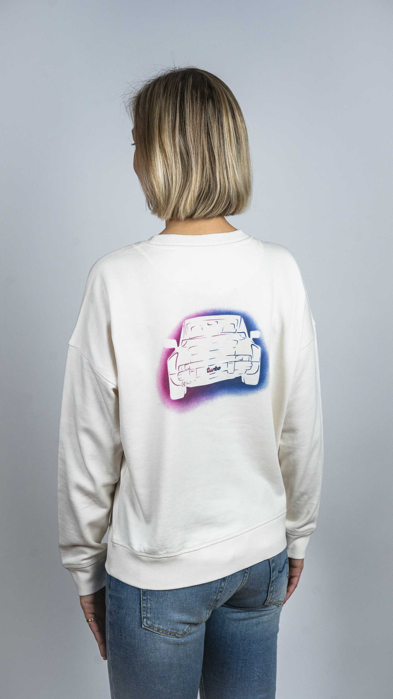 'Porsche Turbo Graffity' Oversized-Sweatshirt