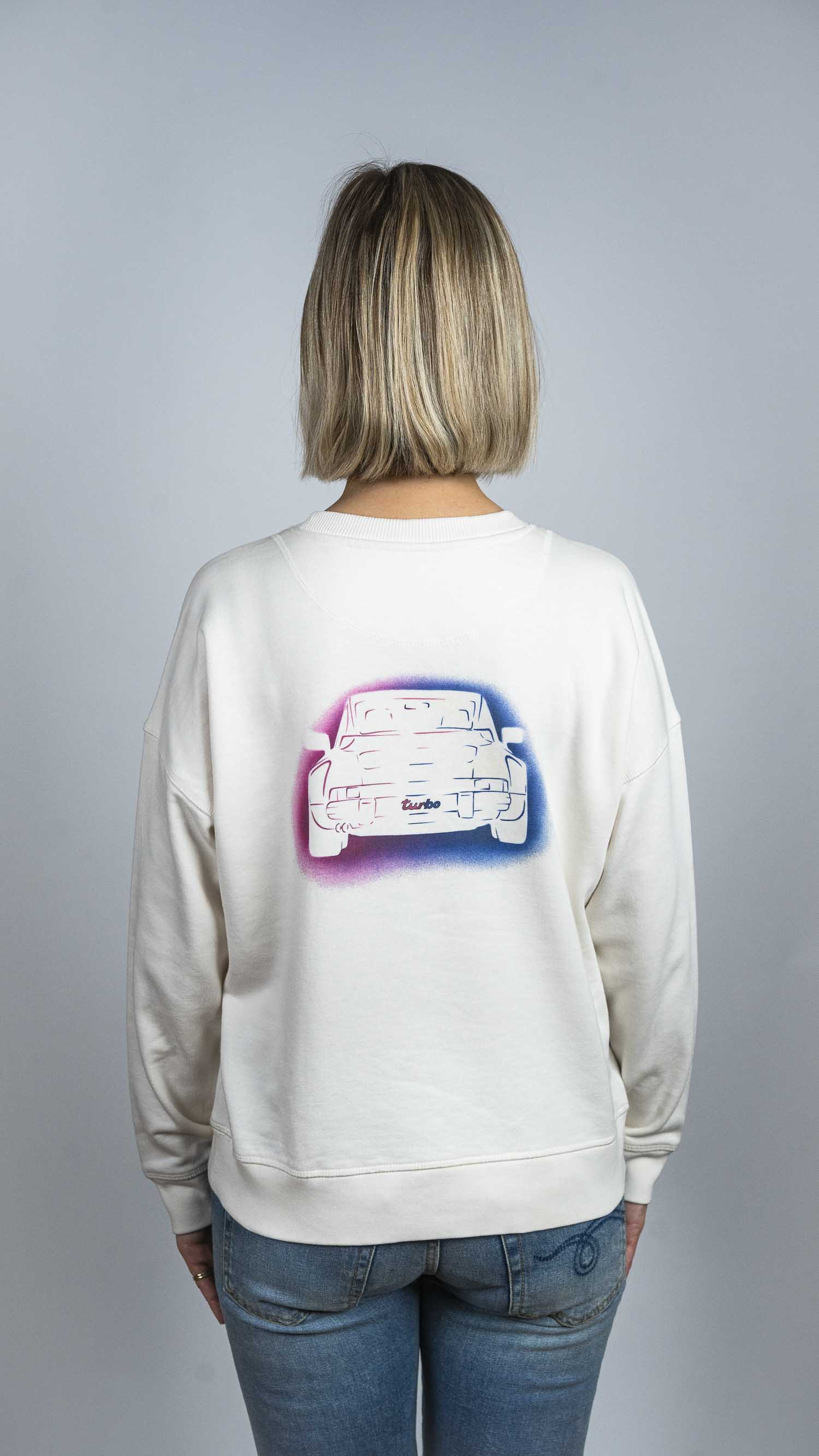 'Porsche Turbo Graffity' Oversized-Sweatshirt