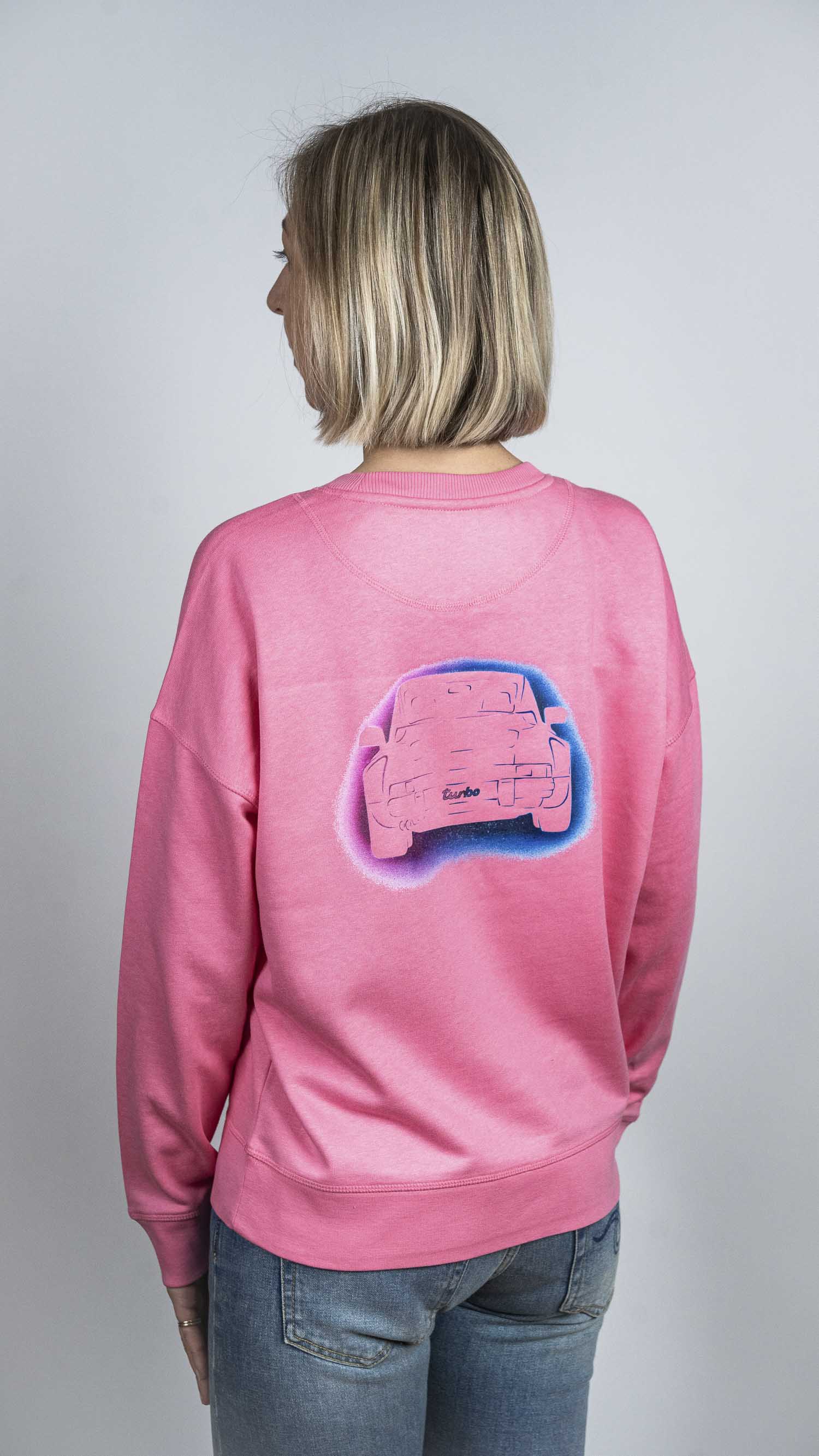 'Porsche Turbo Graffity' Oversized-Sweatshirt