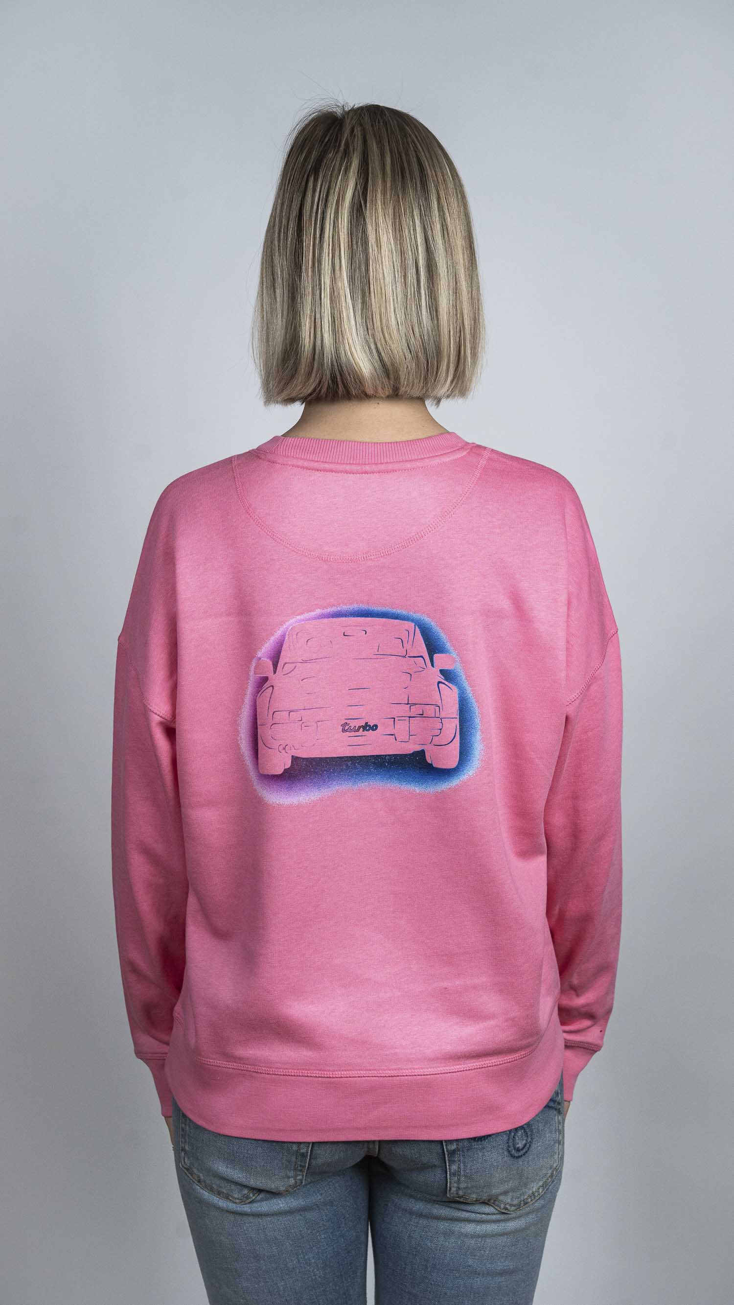 'Porsche Turbo Graffity' Oversized-Sweatshirt