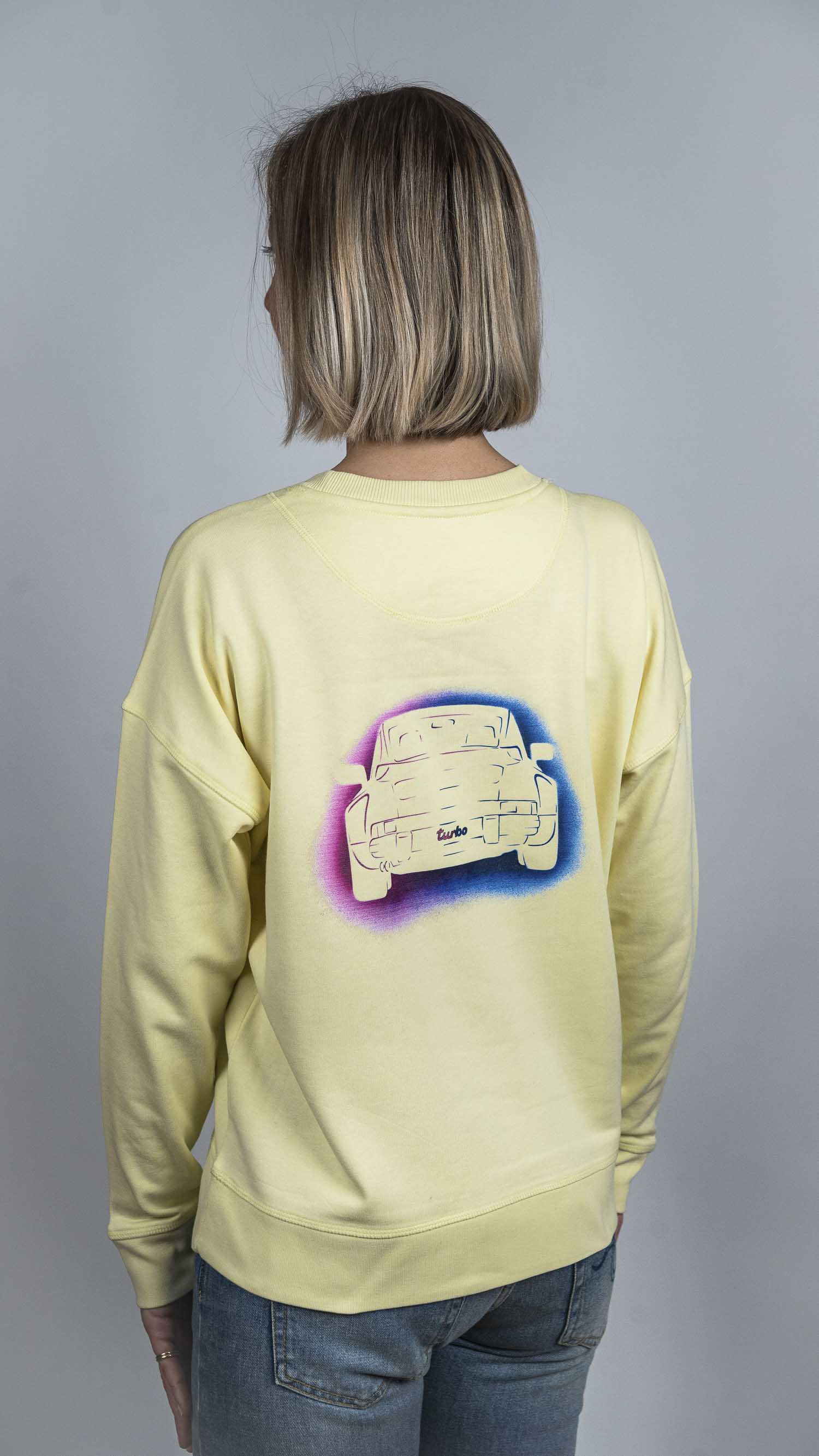 'Porsche Turbo Graffity' Oversized-Sweatshirt