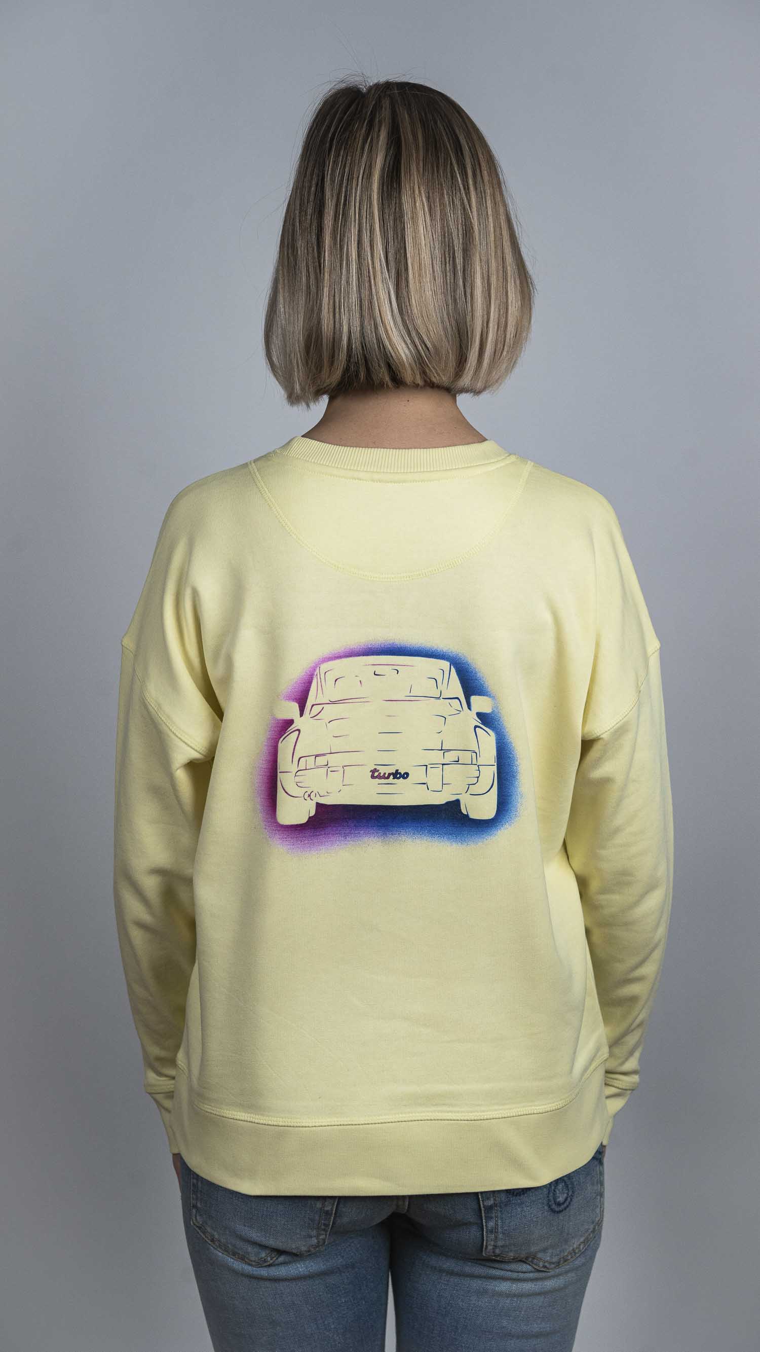 'Porsche Turbo Graffity' Oversized-Sweatshirt