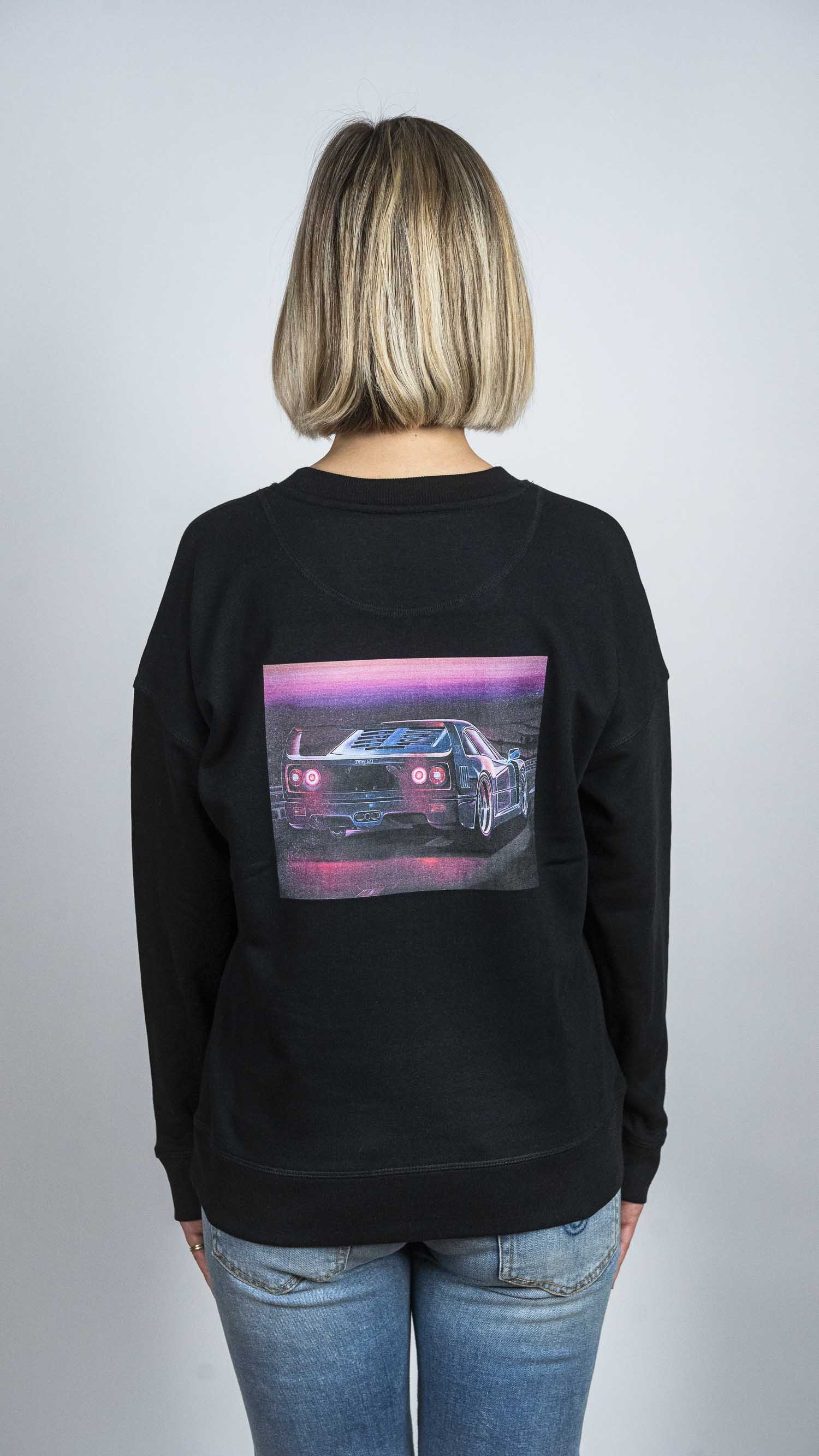 'Ferrari F40' Oversized-Sweatshirt