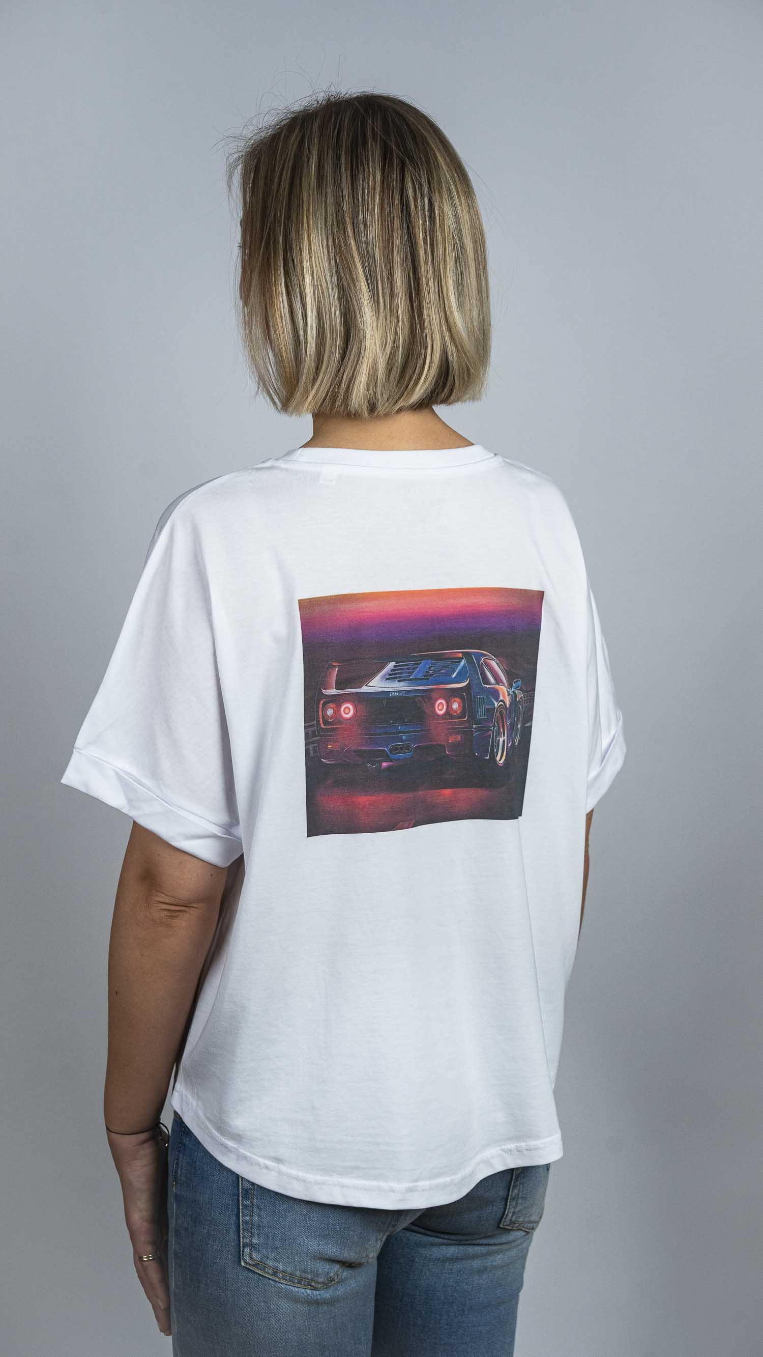 'Ferrari F40' Oversized-Shirt