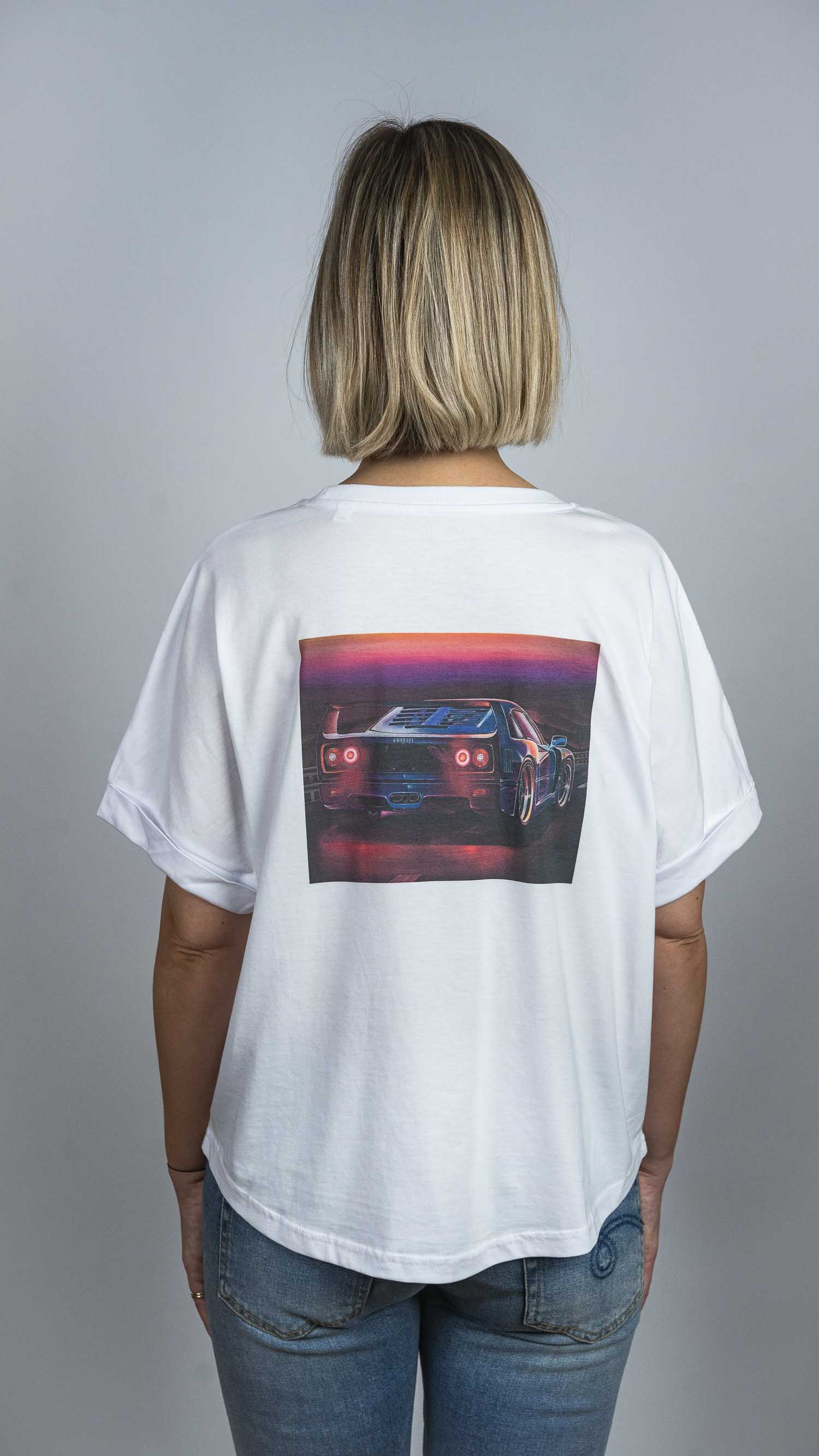 'Ferrari F40' Oversized-Shirt