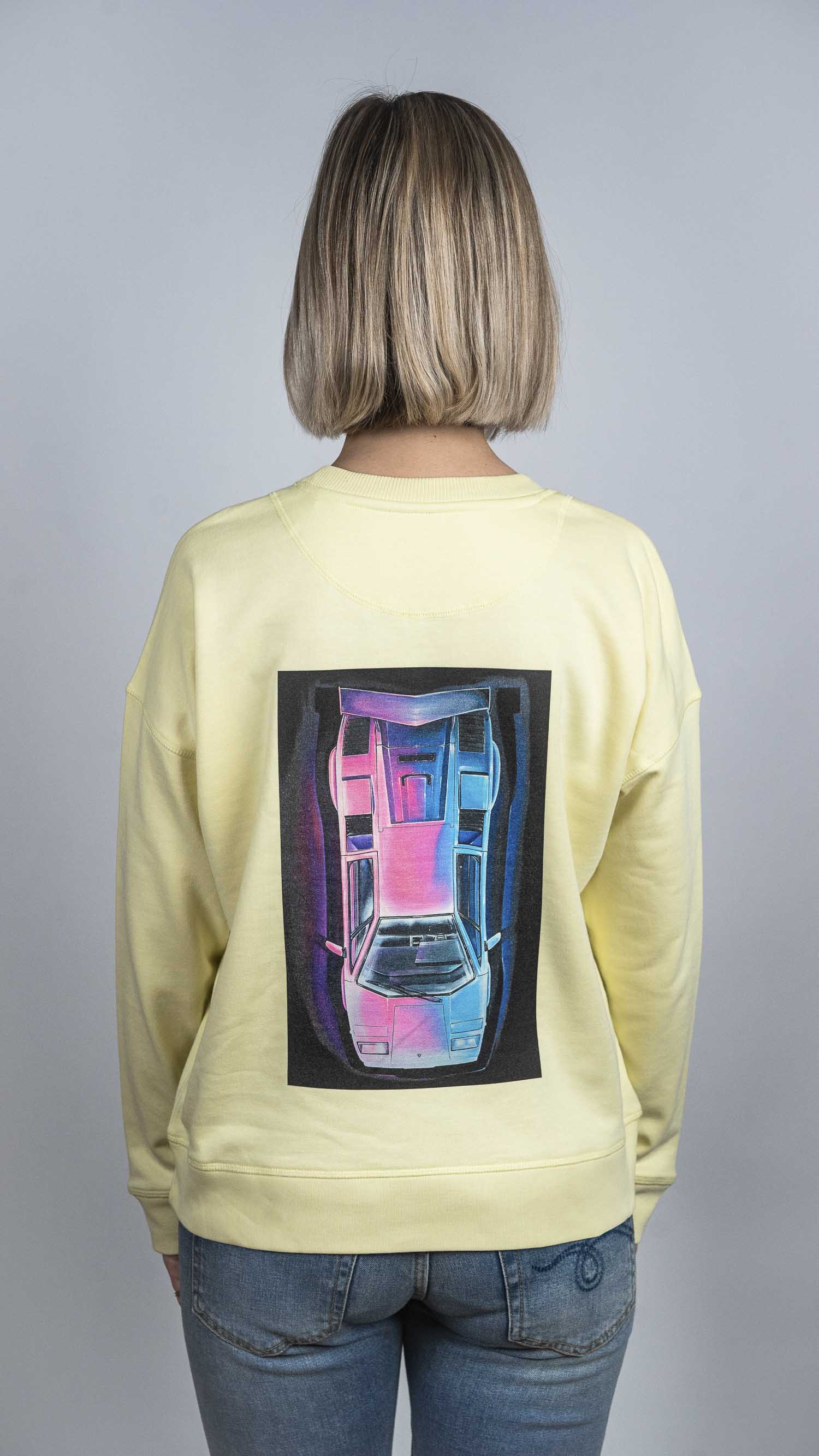 'Lamborghini Countach' Oversized-Sweatshirt