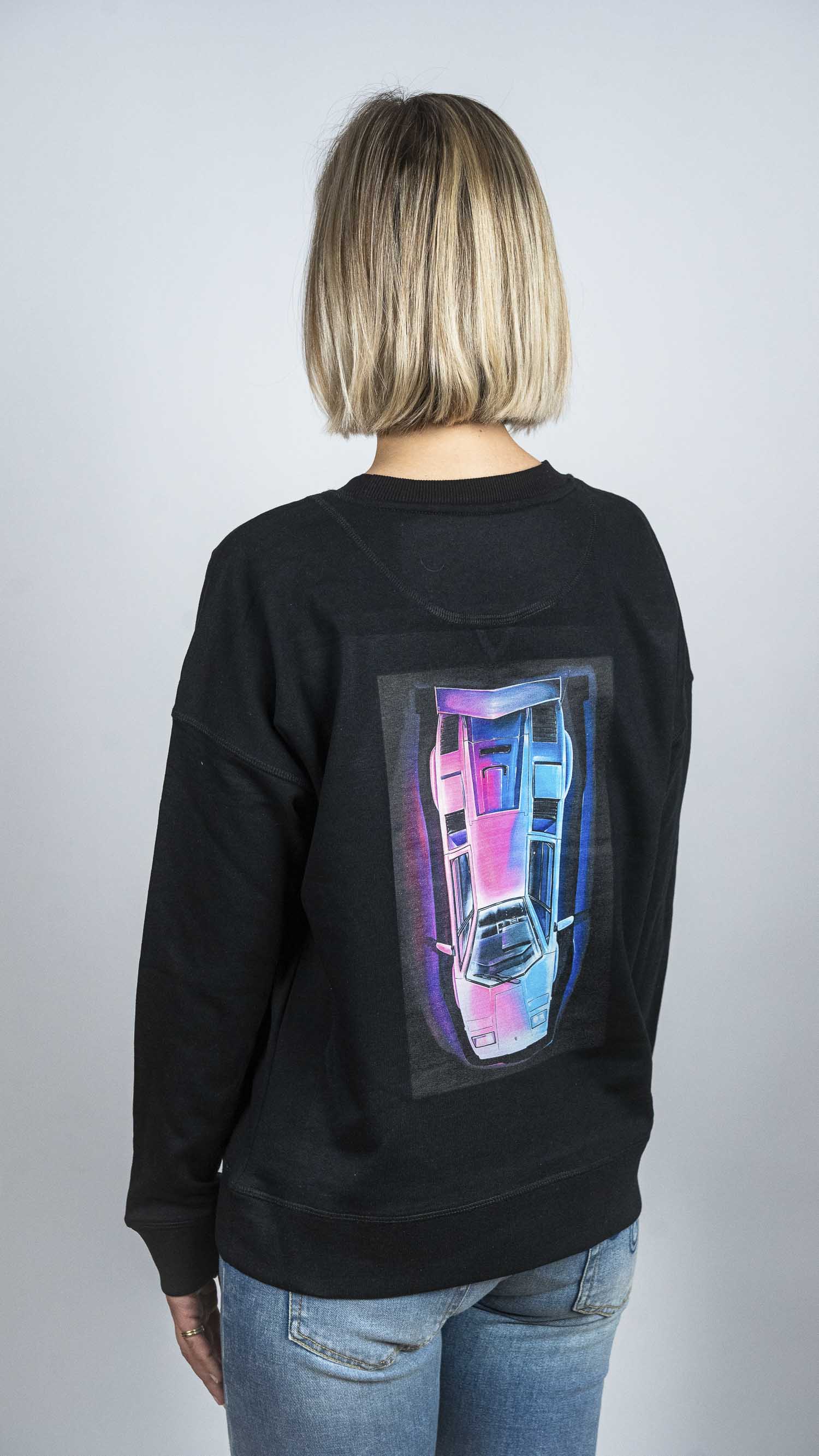 'Lamborghini Countach' Oversized-Sweatshirt