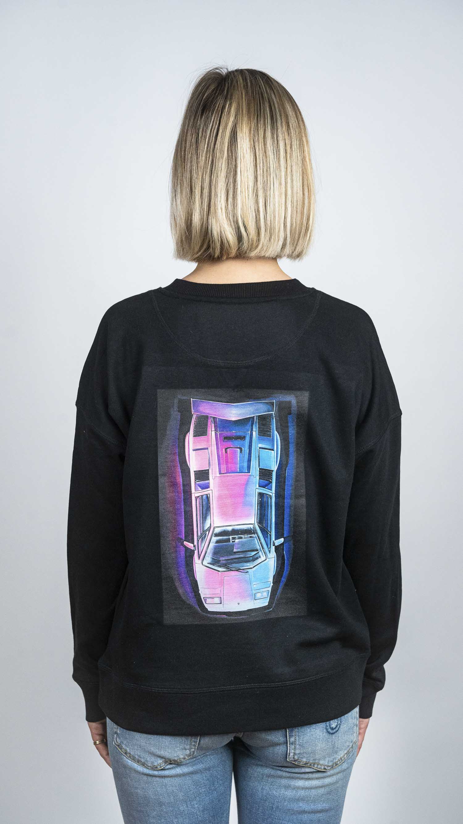 'Lamborghini Countach' Oversized-Sweatshirt