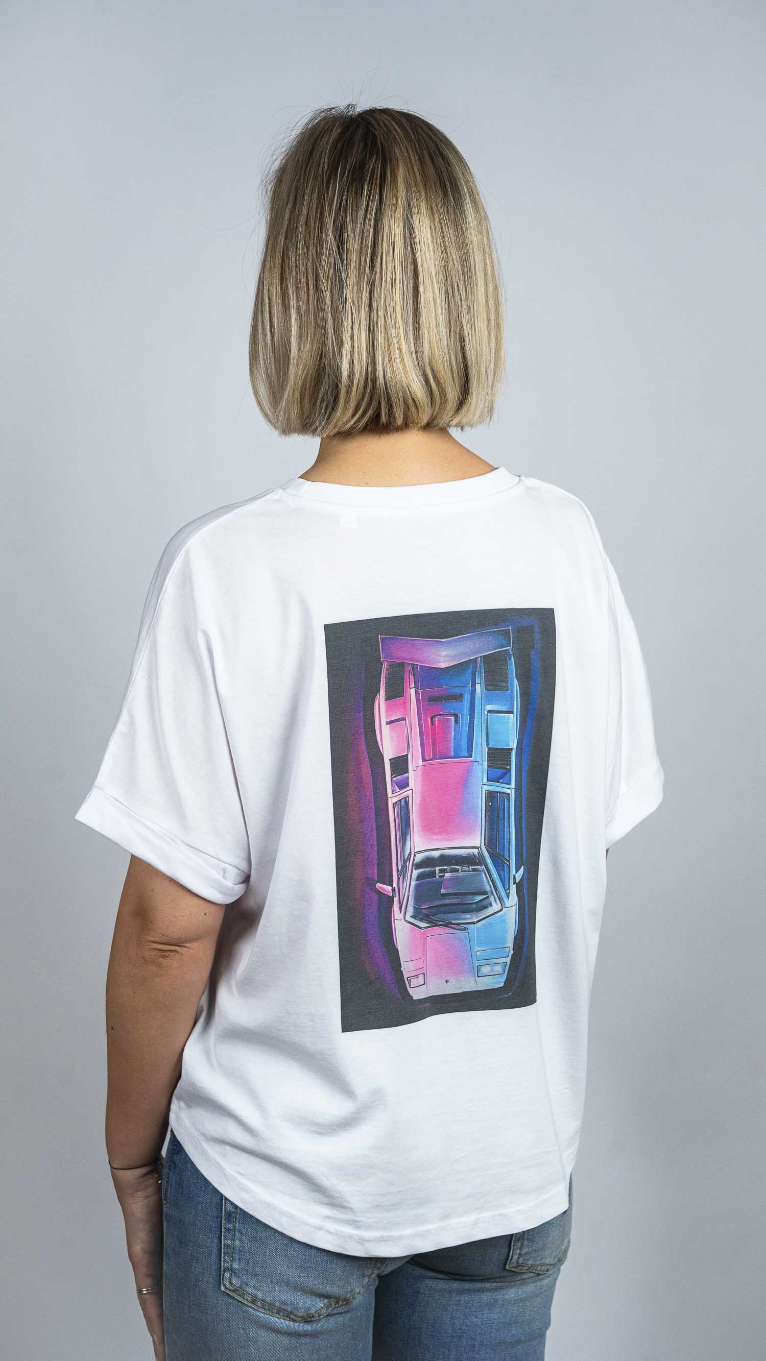 'Lamborghini Countach' Oversized-Shirt