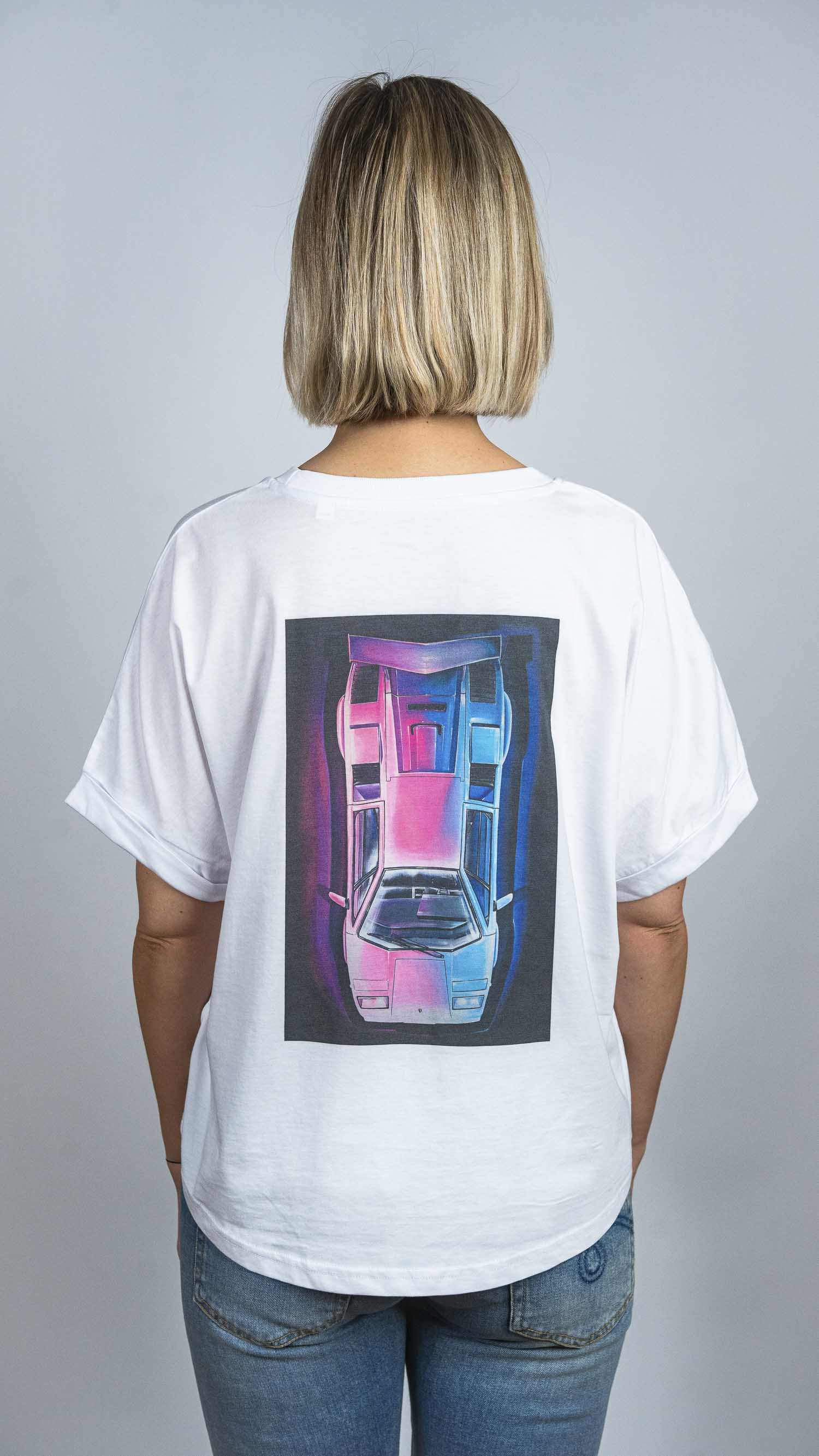 'Lamborghini Countach' Oversized-Shirt