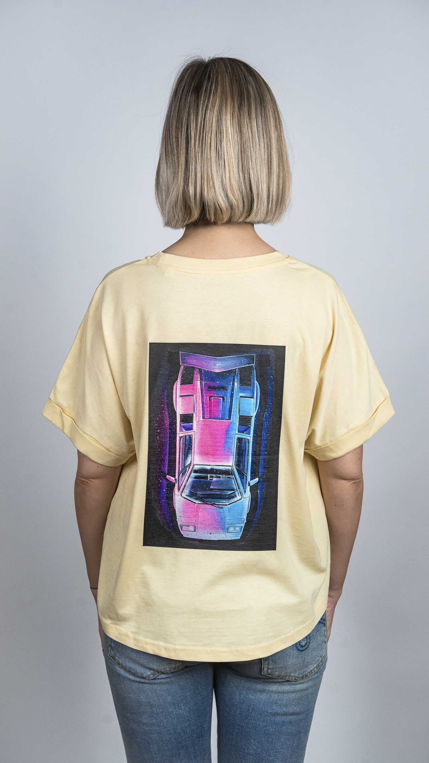 'Lamborghini Countach' Oversized-Shirt